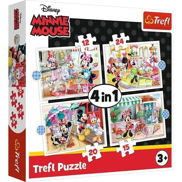 Minnie With Friends 4 In 1 Puzzle (71 Pieces)