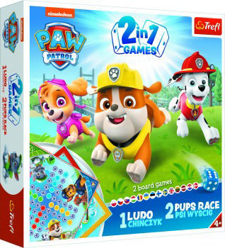 Paw Patrol Board Game 2 In 1 Ludo/ Pups Race