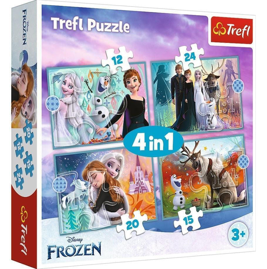 The Amazing World Of Frozen II 4 In 1 Puzzle (71 Pieces)