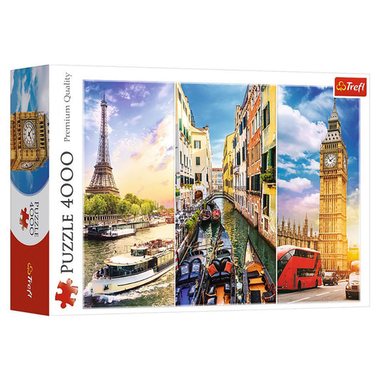 Trip Around Europe Puzzle (4000 Pieces)