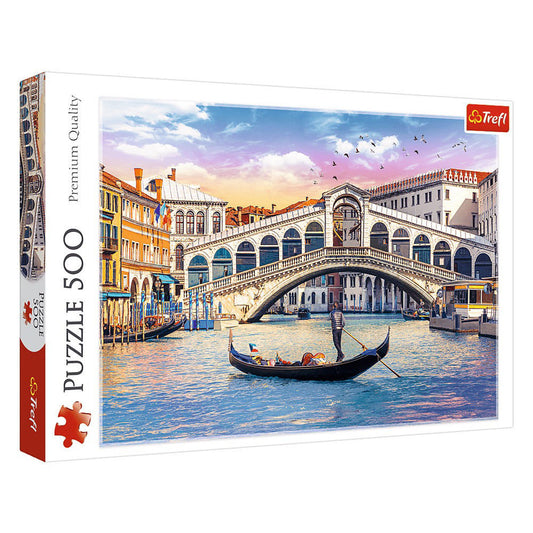 Rialto Bridge, Venice Puzzle (500 Pieces)