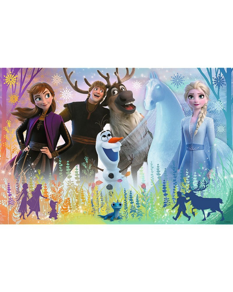 Frozen Glitter Magical Friendship Puzzle (70 Pieces)