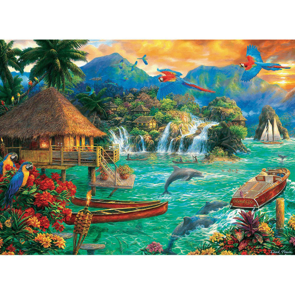 Life On An Island Puzzle (3000 Pieces)