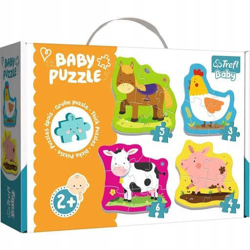 Little Animals In The Farm Baby Puzzle