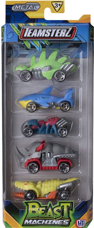 Teamsterz Die Cast Metal Cars Pack Of 5 (Assorted)