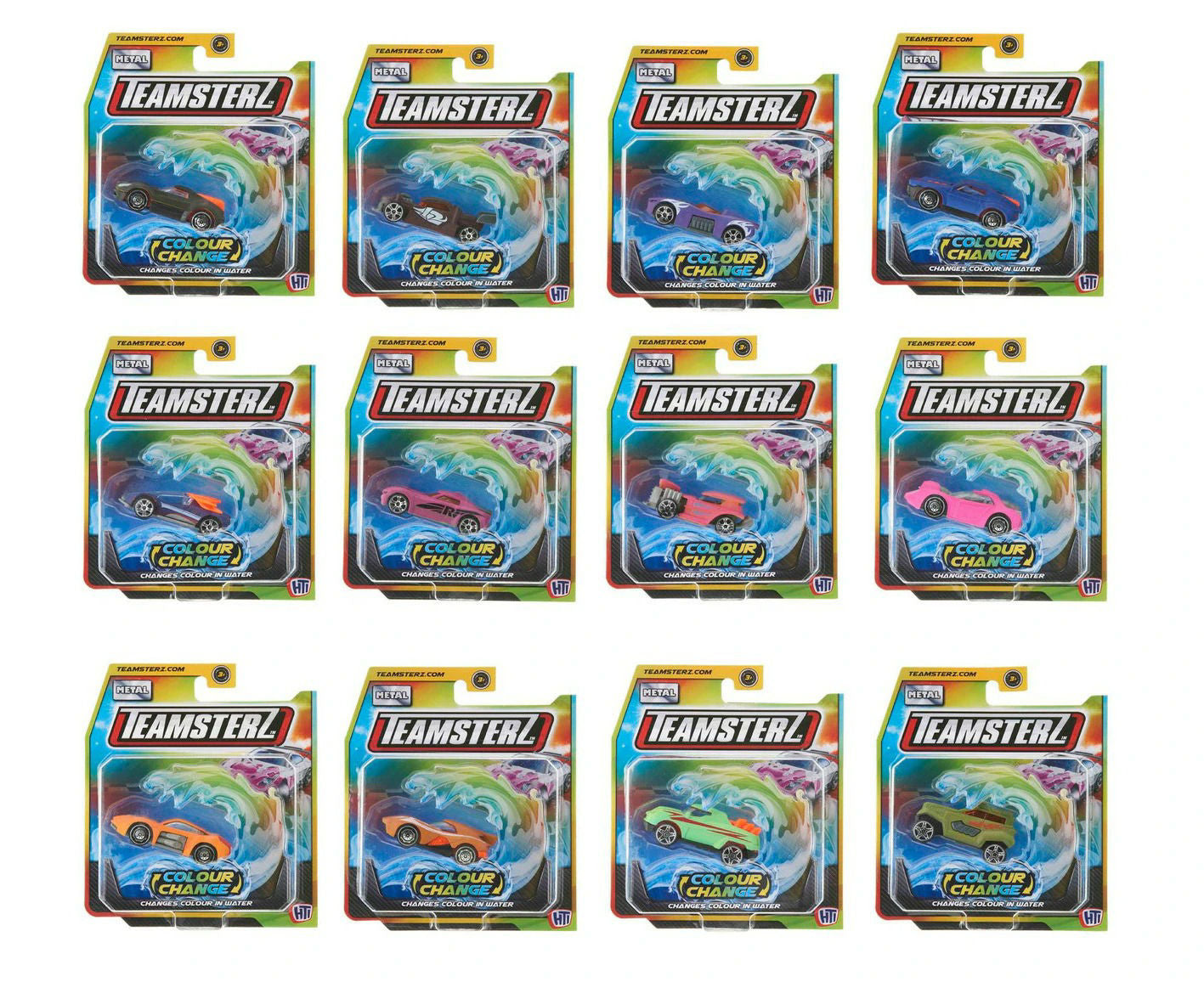 Teamsterz Color Change Die Cast Cars (Assorted)