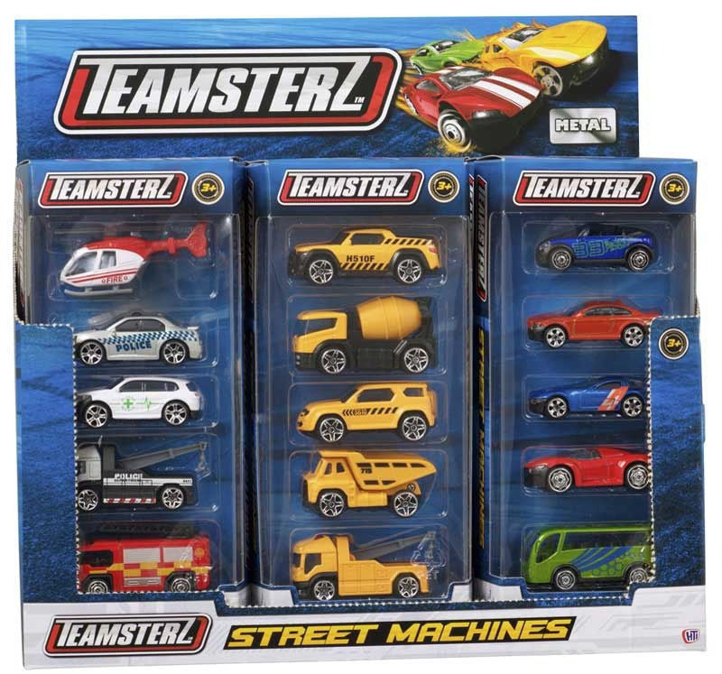 Teamsterz Die Cast Cars Pack Of 5 (Assorted)