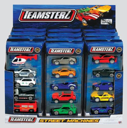 Teamsterz Die Cast Cars Pack Of 5 (Assorted)