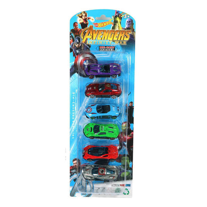 Avengers Diecast Cars 6 Pieces