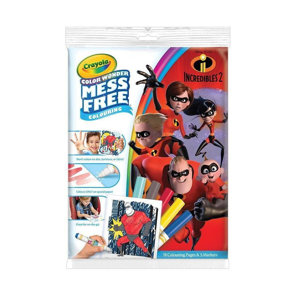 Crayola Color Wonder Mess Incredibles 2