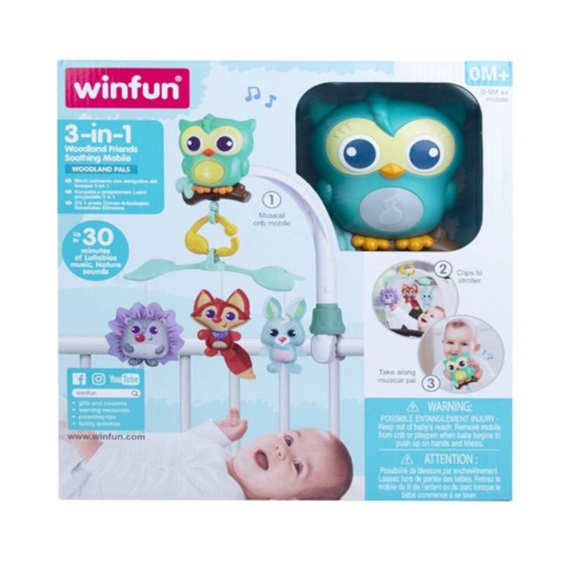 Winfun 3 In 1 Woodland Friends Smoothing Mobile