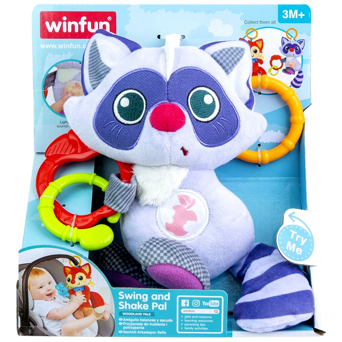 Winfun Swing And Shake Pal Raccoon