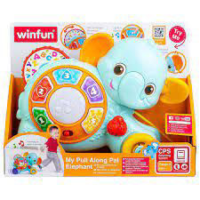 Winfun My Pull Along Light And Sound Elephant