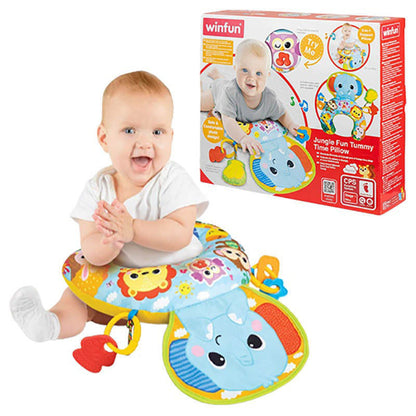 Winfun Jungle Fun Tummy Time Pillow