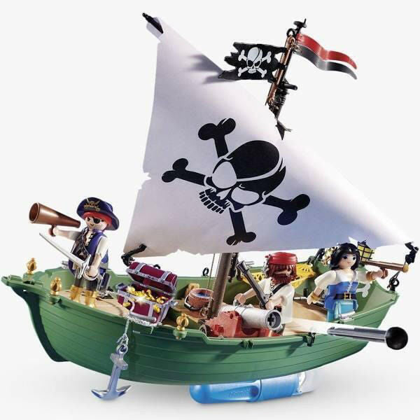 Playmobil Pirate Boat With Underwater Motor