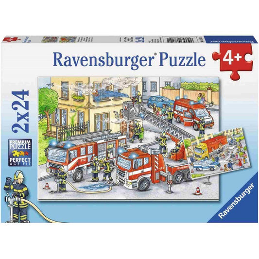 Ravensburger Puzzle Heroes In Action (2X24 Pieces)