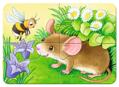 Ravensburger My First Puzzle Small Garden Animals (2-4-6-8 Pieces)