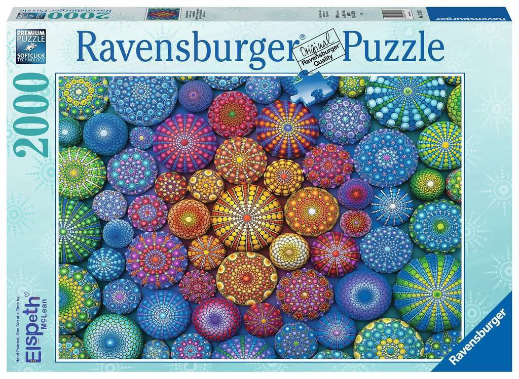 Ravensburger Radiating Rainbow Mandalas Puzzle (2000 Pieces)