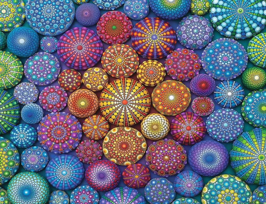 Ravensburger Radiating Rainbow Mandalas Puzzle (2000 Pieces)