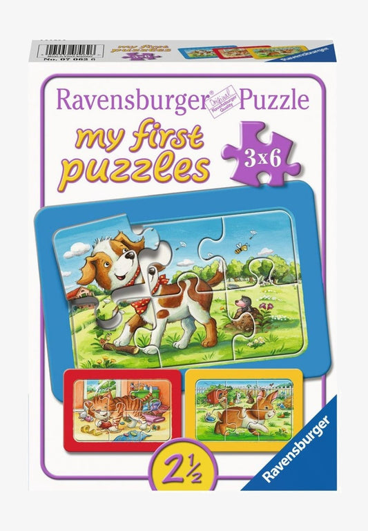 Ravensburger My First Puzzle My Animal Friends (3X6 Pieces)