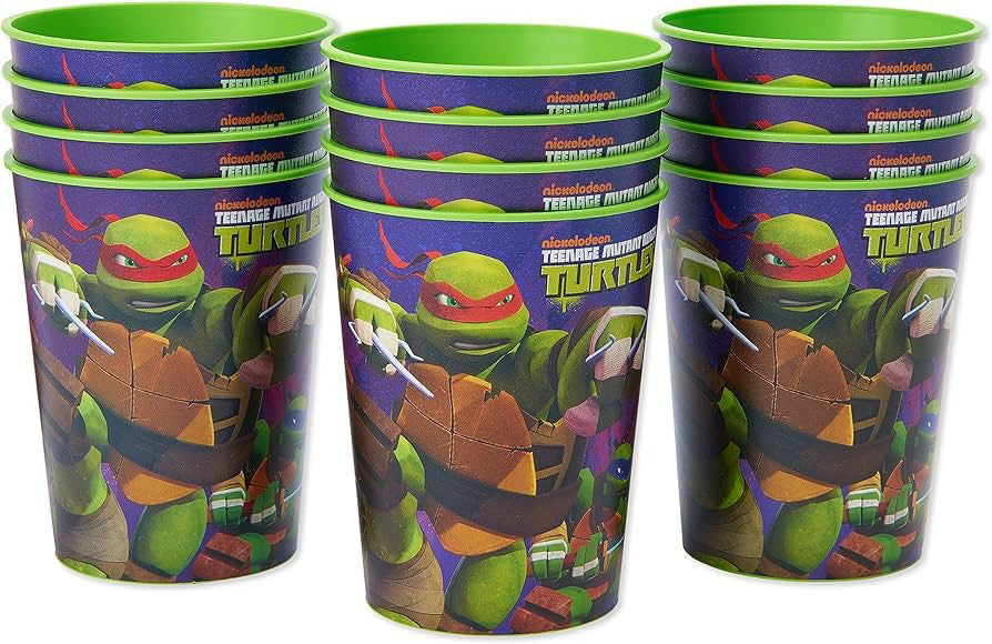 TMNT TIN CUP