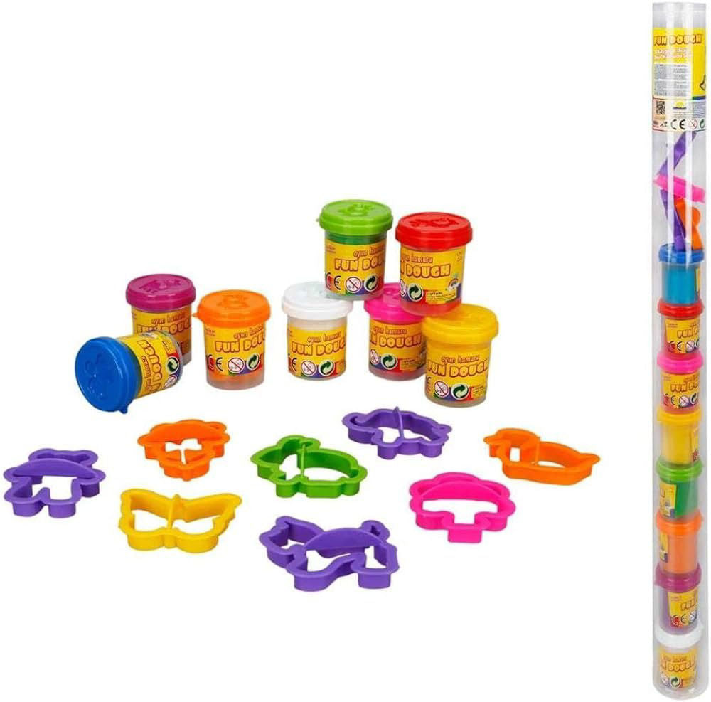 Crafy Dough Tube Set (16 Pieces)