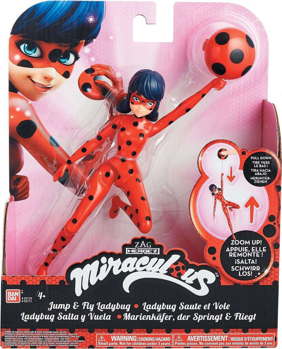 Miraculous Jump And Fly Ladybug (7.5 Inch)