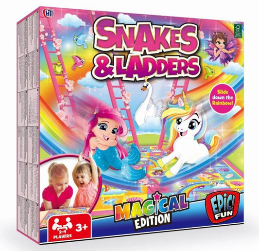 Snakes And Ladder Unicorn Magical (Board Game)