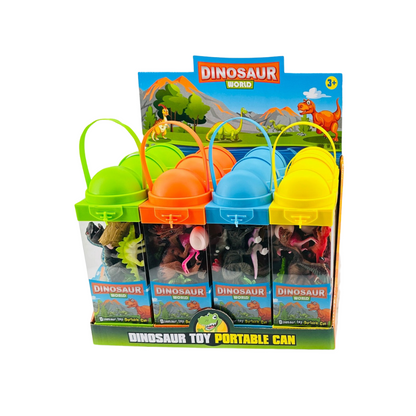 Dinosaur World Portable Can Figures (Assorted)