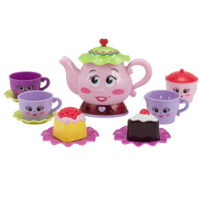 Chad Valley Light And Sounds Pink Tea Party Set