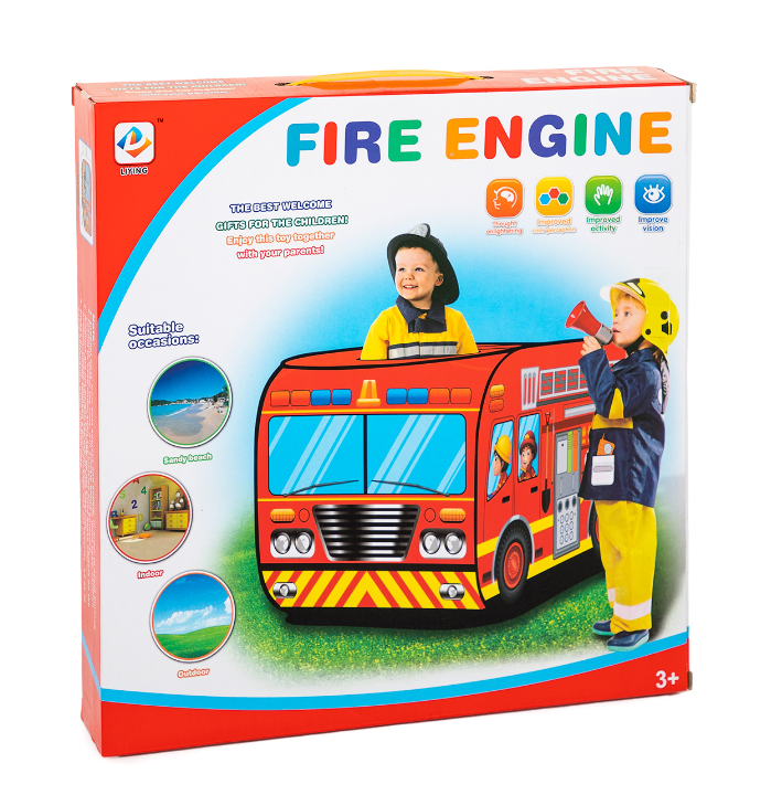 Children Fire Truck Tent