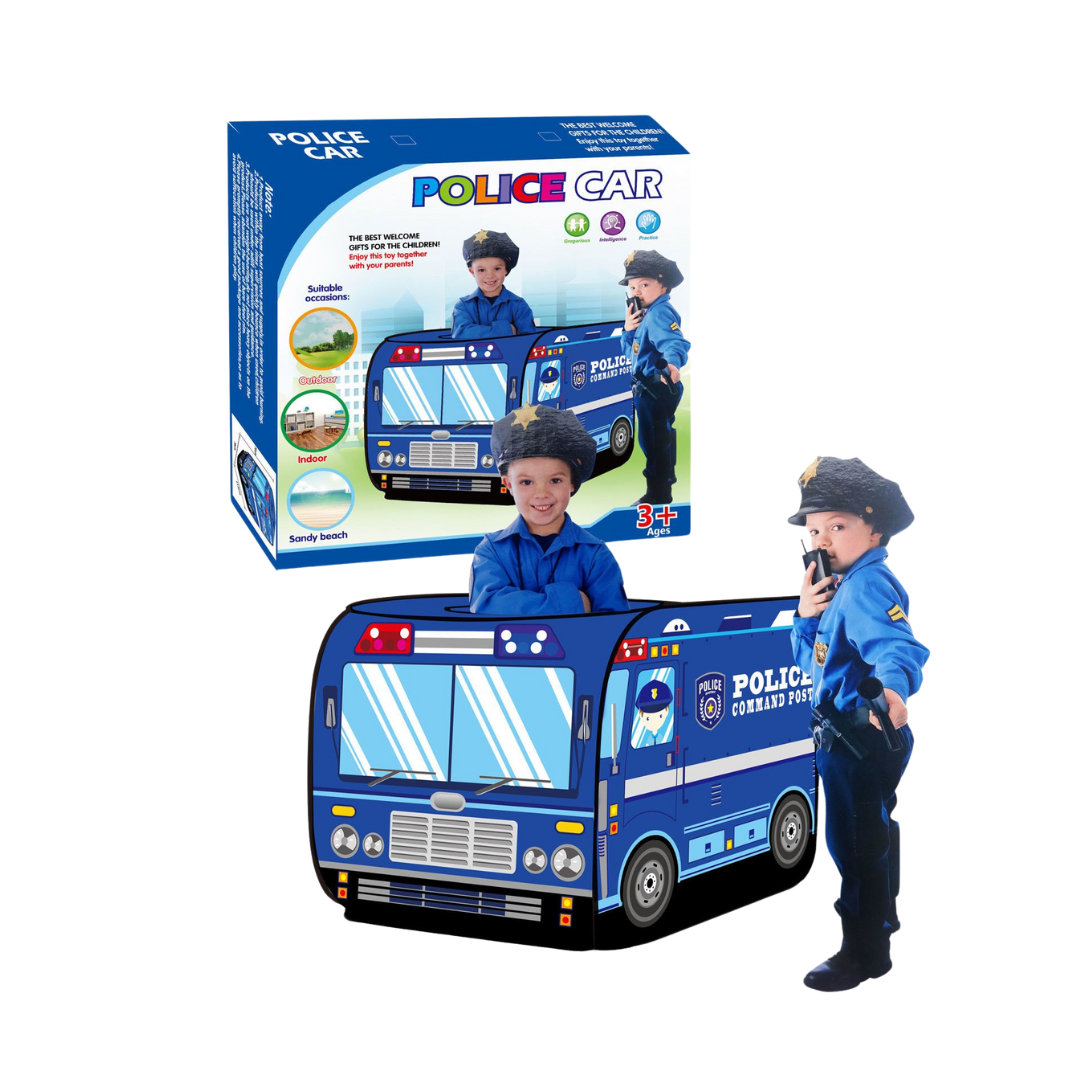 Children Police Car Tent