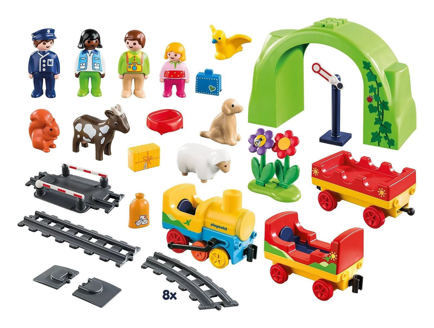 Playmobil Train With Passengers And Circuit