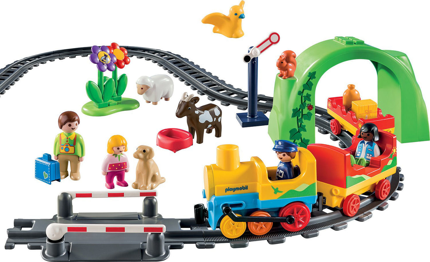 Playmobil Train With Passengers And Circuit