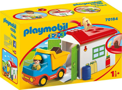 Playmobil Construction Truck with Garage