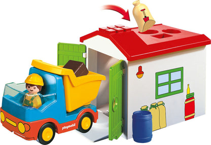 Playmobil Construction Truck with Garage