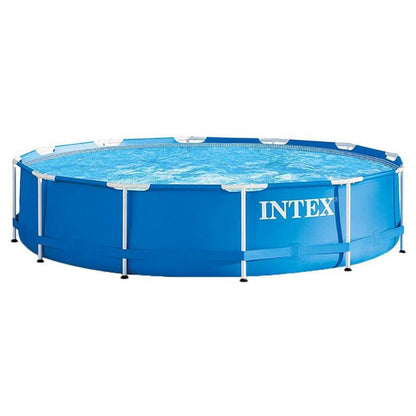 Intex Agp Circular Metal Frame Pool (366 x 76cm With Filter)
