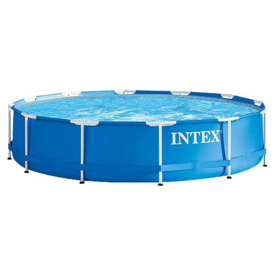 Intex Agp Circular Metal Frame Pool (366 x 76cm With Filter)