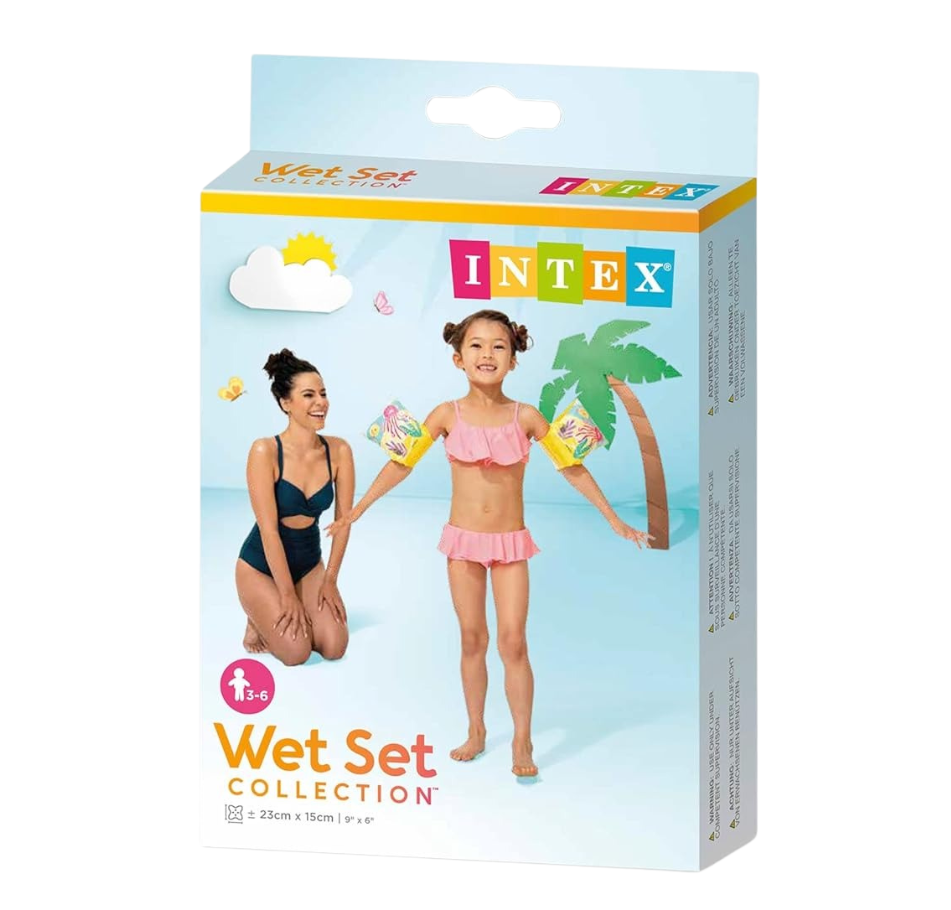Intex Under the Sea Inflatable Arm Band Floaties (23 x 15 cm)
