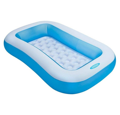 Intex Children Rectangular Blue Pool (166 x 100 x 28 cm)