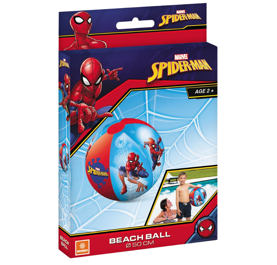 Mondo Spider Man Beach Ball (50cm Diameter)