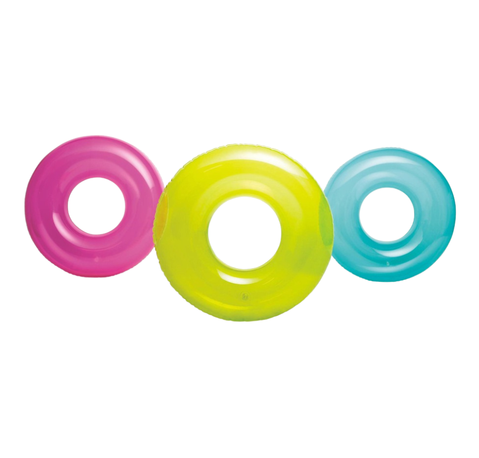 Intex Transparent Inflatable Pool Swim Tubes (Assorted)