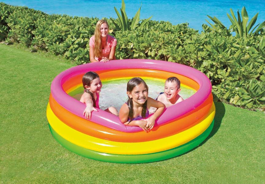 Intex Sunset Glow Pool 4 Rings (1.68 X 46cm)