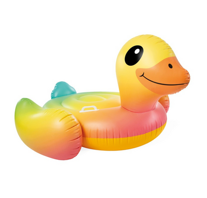 Intex Baby Duck Ride-On Inflatable Pool Float (1.6 x 1.18m)