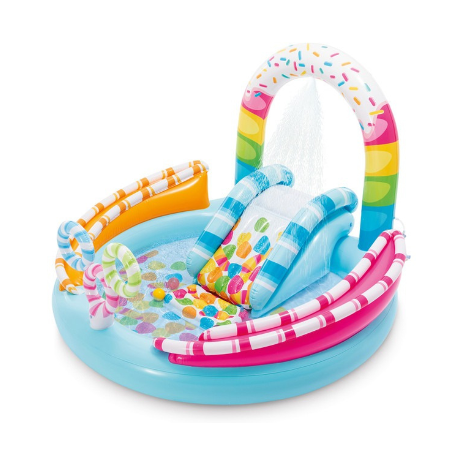 Intex Candy Fun Inflatable Play Center With Slide