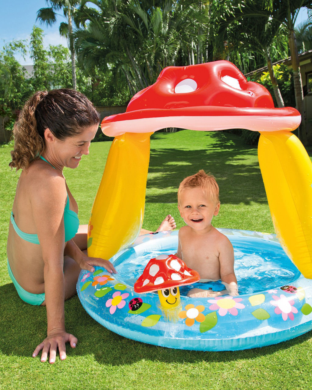 Intex Mushroom Inflatable Kiddie Pool (69cm)