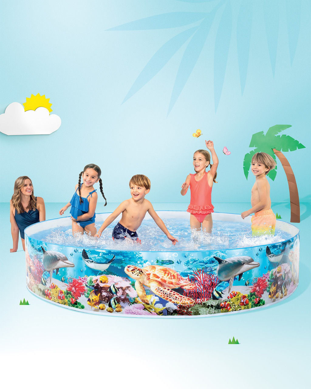 Intex Snapset Deep Sea Blue Pool (21 x 46cm)