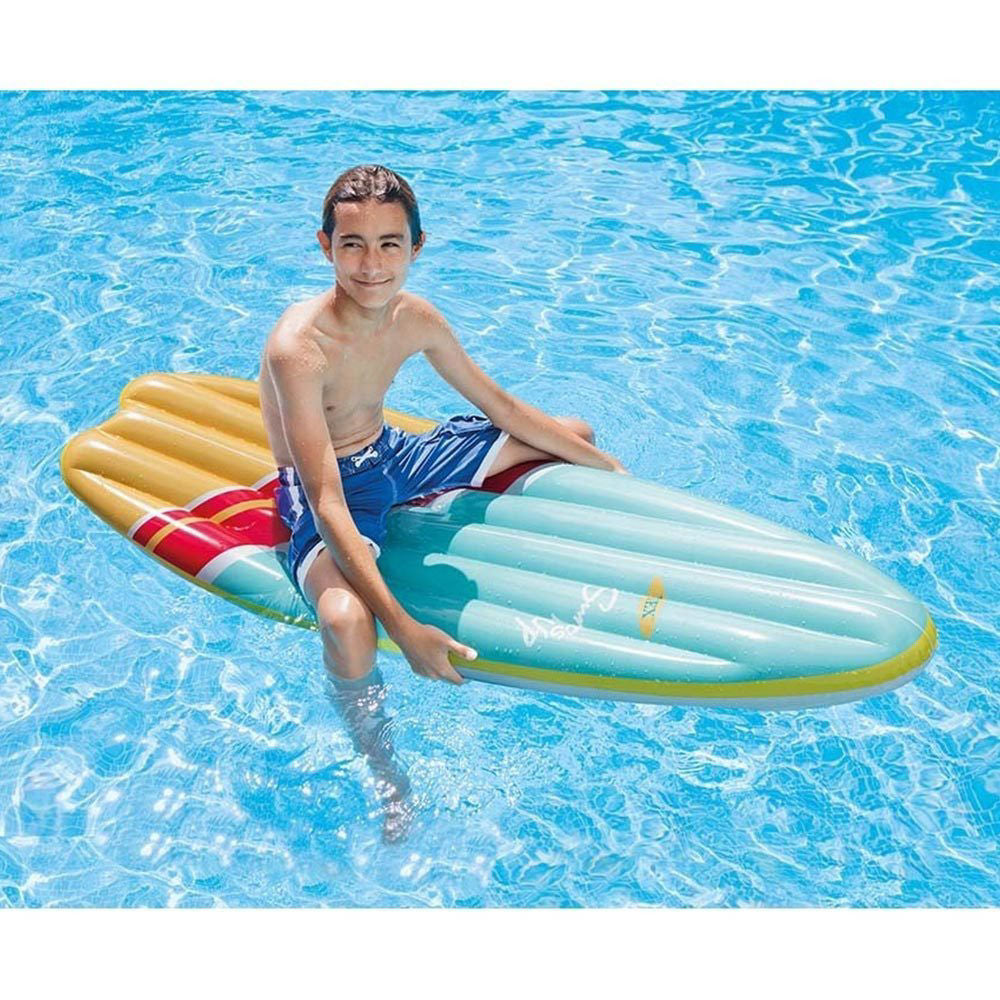 Intex Surf's Up Inflatable Mats with Fiber-Tech Technology (1.78 X 69cm)