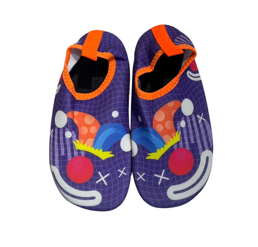 Purple Clown Non-Slip Beach Shoe (Size 24 To 35)