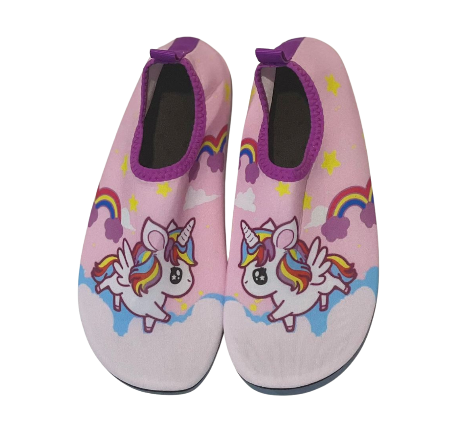 Pink Unicorn Non-Slip Beach Shoe (Size 24 To 35)